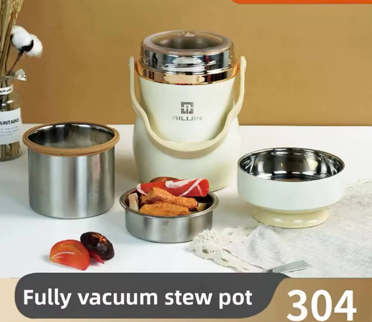 Fully Vacuum Stew Pot